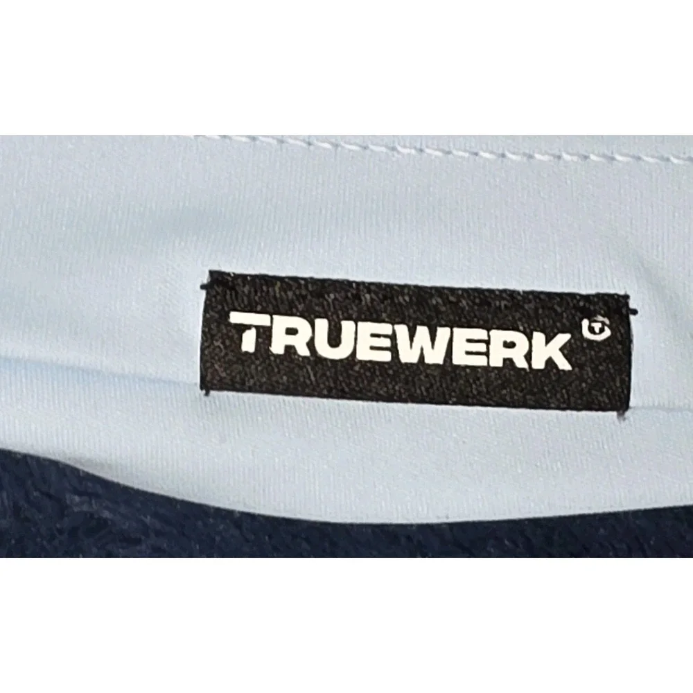 TRUEWERK B1 Sun Tee Men's Light Blue Performance T-Shirt Size‎ Small